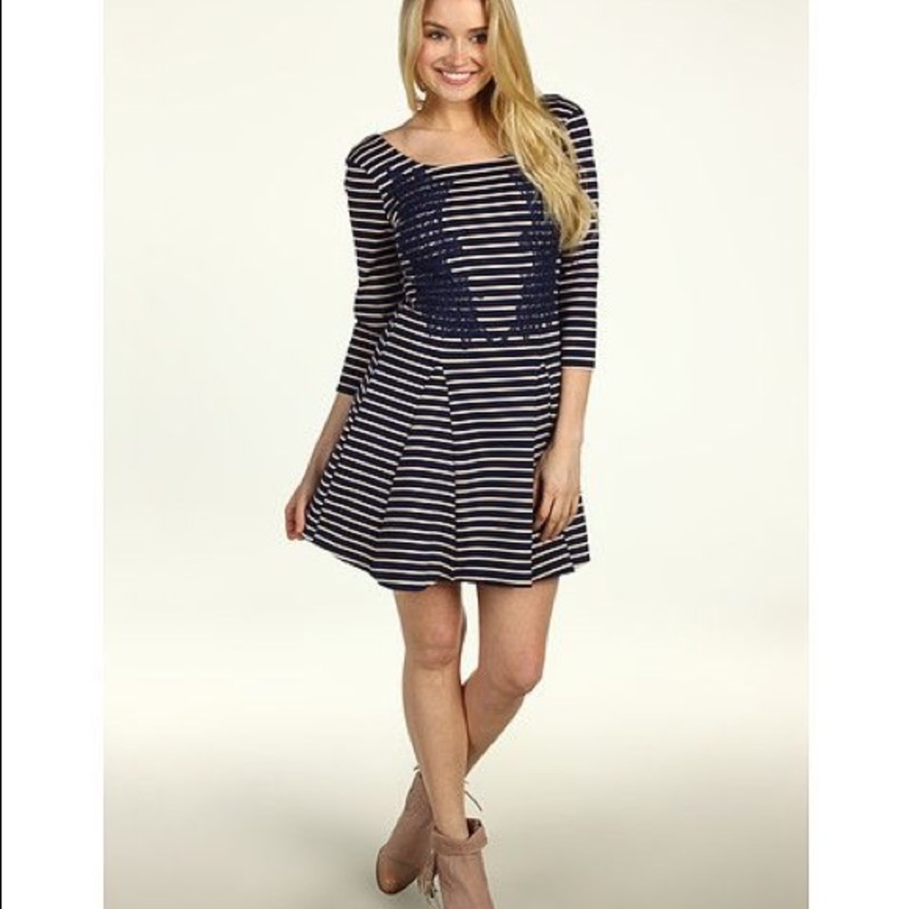 Free people knotty nautical dress
